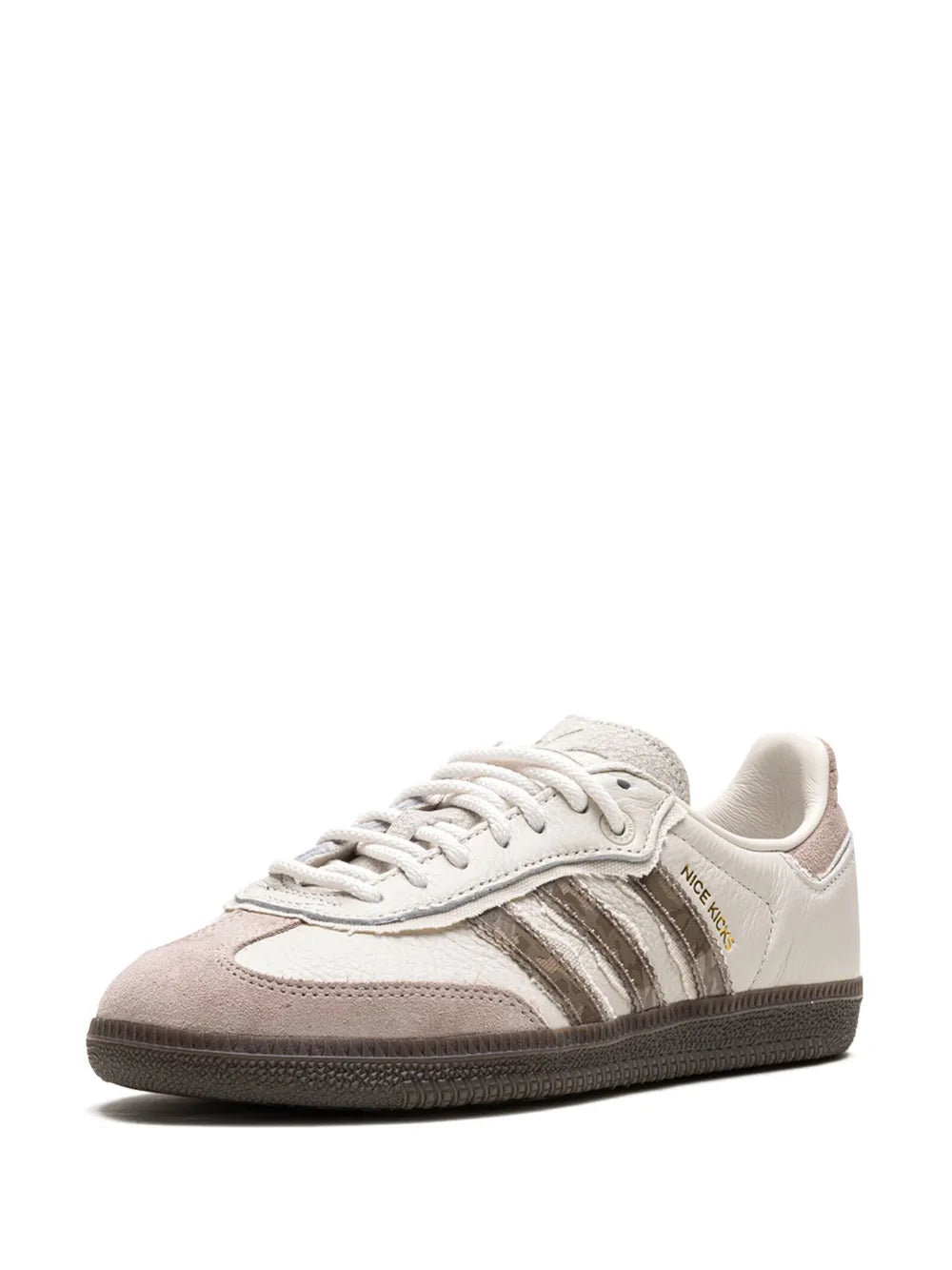 adidas X Nice Kicks Samba Consortium Cup Sneakers — Cream White — Size US M 6 - US W 7.5 — Back View