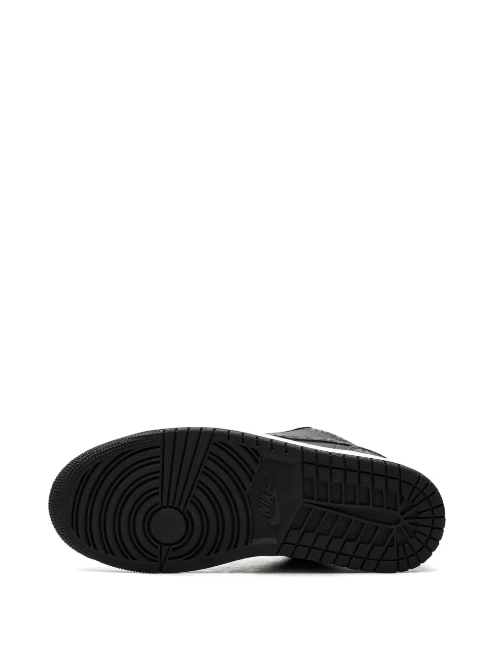 Air Jordan 1 Low Black Elephant Sneakers — Black — Size US M 11.5 - US W 13 — Top View