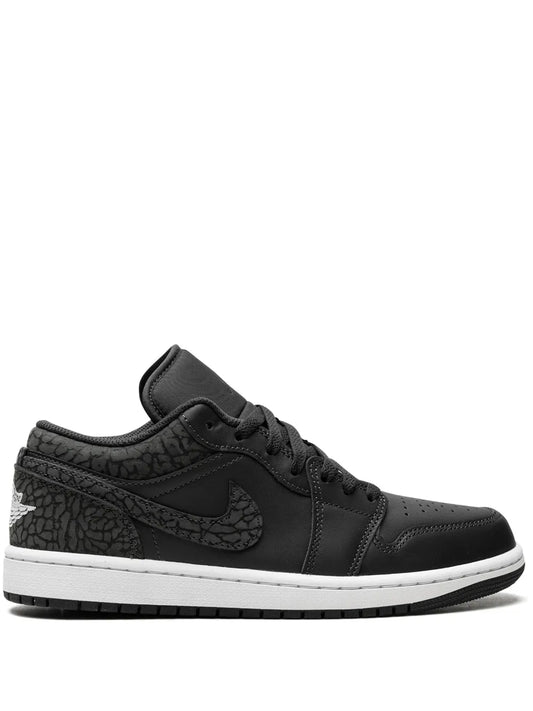 Air Jordan 1 Low Black Elephant Sneakers — Black — Size US M 11.5 - US W 13 — Front View