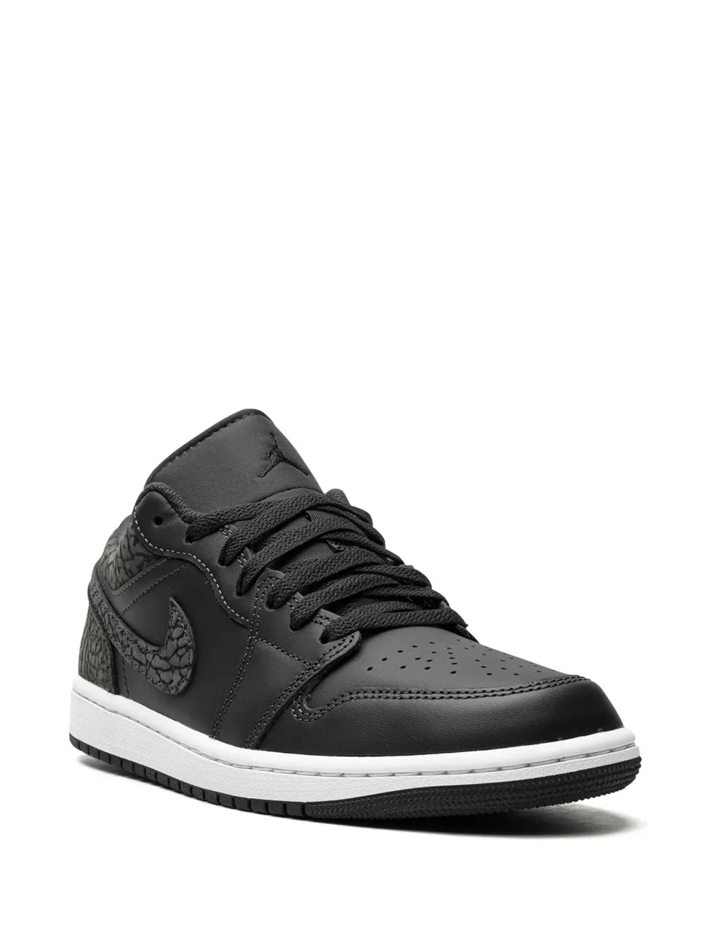 Air Jordan 1 Low Black Elephant Sneakers — Black — Size US M 11.5 - US W 13 — Side View