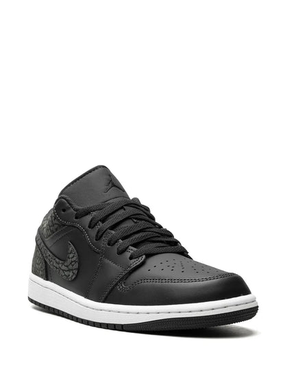 Air Jordan 1 Low Black Elephant Sneakers — Black — Size US M 11.5 - US W 13 — Side View