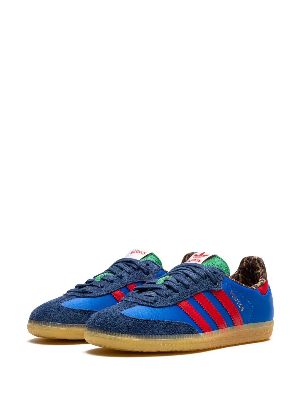 adidas X Sneaker Politics Samba Consortium Cup Sneakers — Royal Blue — Size US M 8 - US W 9.5 — Detail View