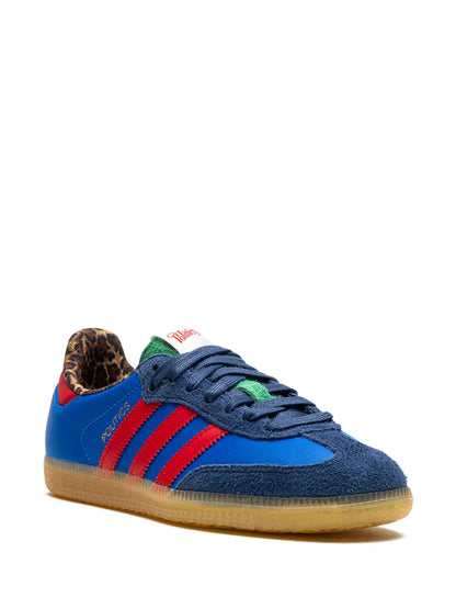 adidas X Sneaker Politics Samba Consortium Cup Sneakers — Royal Blue — Size US M 8 - US W 9.5 — Side View