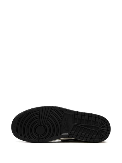 Air Jordan 1 Low Og Mocha Sneakers — White/Black/Brown — Size US M 10.5 - US W 12 — Top View