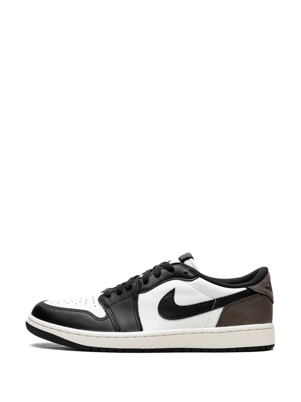 Air Jordan 1 Low Og Mocha Sneakers — White/Black/Brown — Size US M 10.5 - US W 12 — Detail View