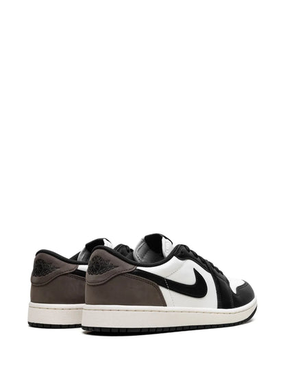 Air Jordan 1 Low Og Mocha Sneakers — White/Black/Brown — Size US M 10.5 - US W 12 — Back View