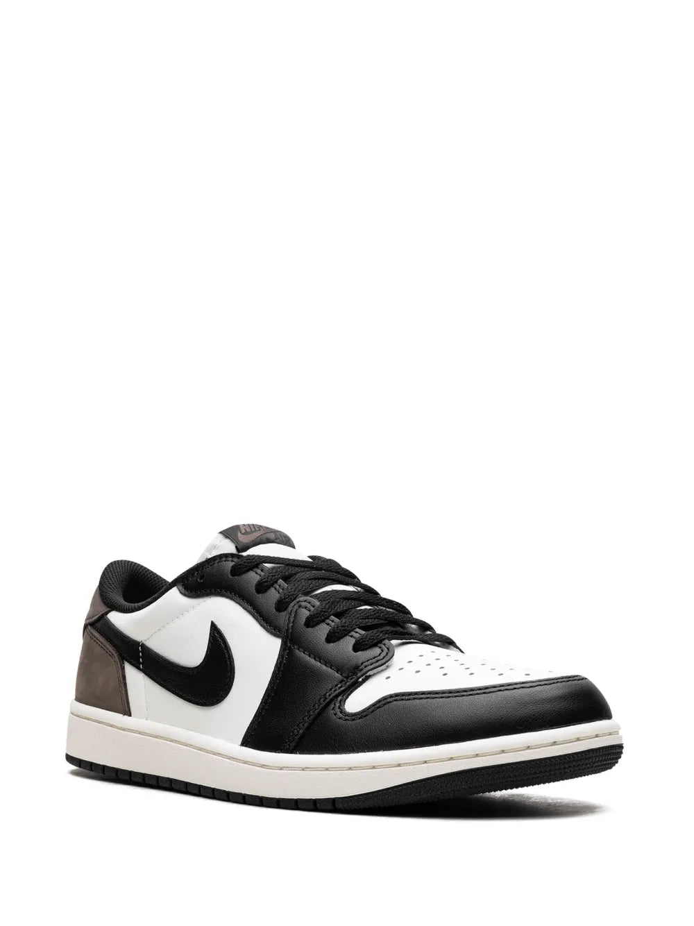 Air Jordan 1 Low Og Mocha Sneakers — White/Black/Brown — Size US M 10.5 - US W 12 — Side View