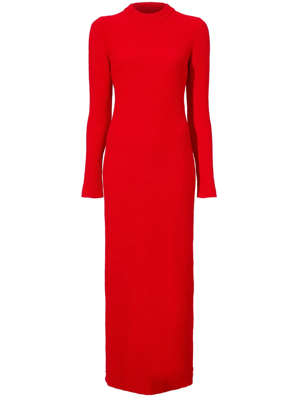 Proenza Schouler Lara Knit Maxi Dress — Red — Size XS — Front View