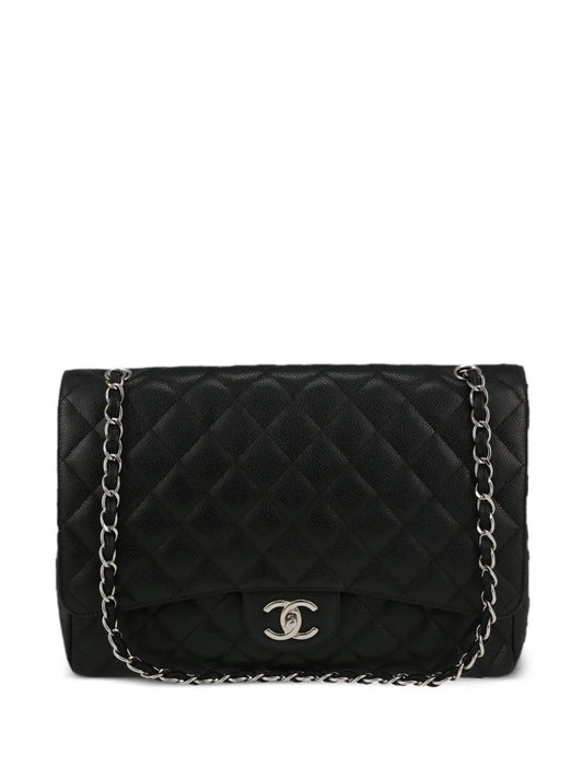 Chanel Pre Owned Timeless Line Jumbo Classic Flap Shoulder Bag — Same as shown — Size One Size — Front View