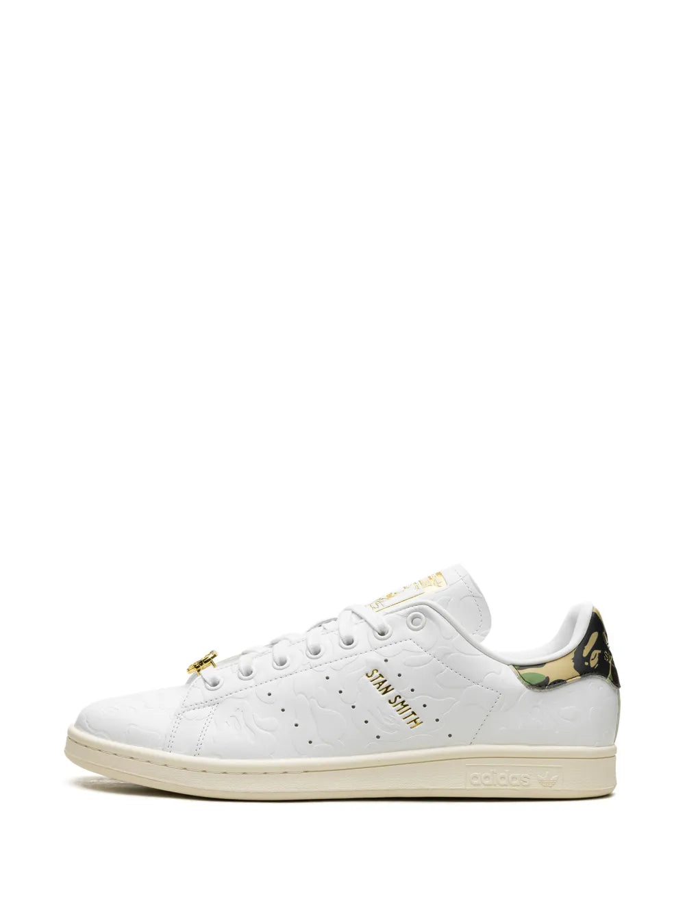adidas X Bape Stan Smith 30Th Anniversary Sneakers — White — Size US M 8 - US W 9.5 — Detail View