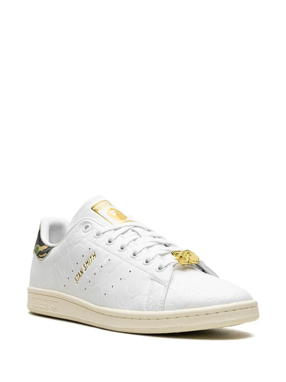 adidas X Bape Stan Smith 30Th Anniversary Sneakers — White — Size US M 8 - US W 9.5 — Side View