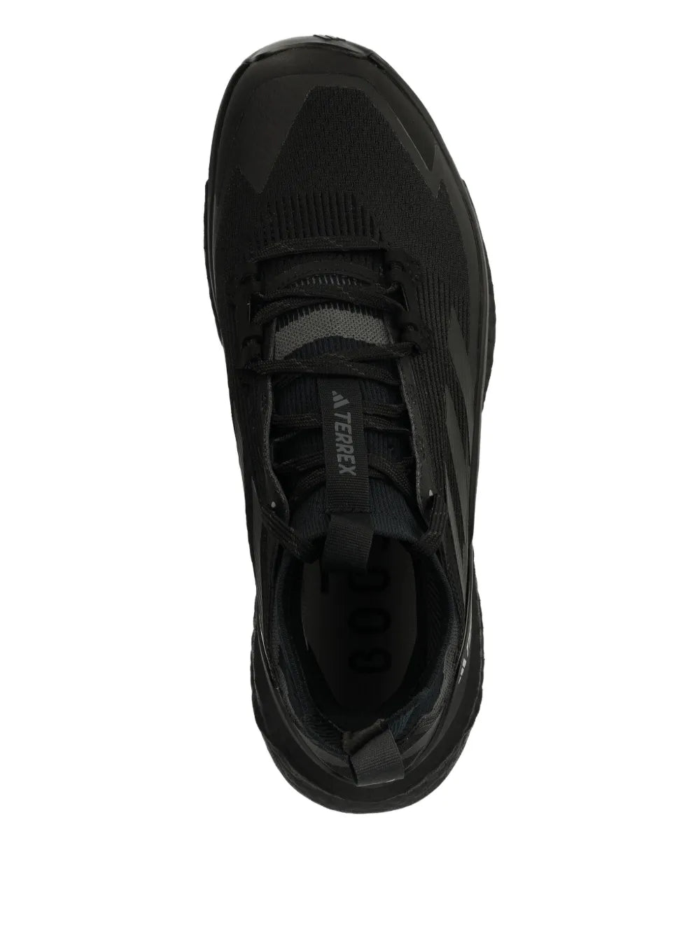 adidas Terrex High-Top Sneakers — Black — Size US M 9.5 - US W 11 — Top View