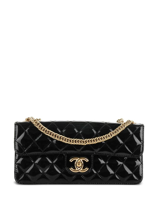 Chanel Pre Owned 2005 Diamond Quilted Shoulder Bag — Same as shown — Size One Size — Front View