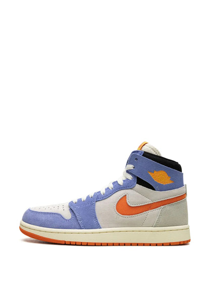 Air Jordan 1 Hi Zoom Comfort Royal Pulse Sneakers — Multicolour — Size US M 6.5 - US W 8 — Detail View
