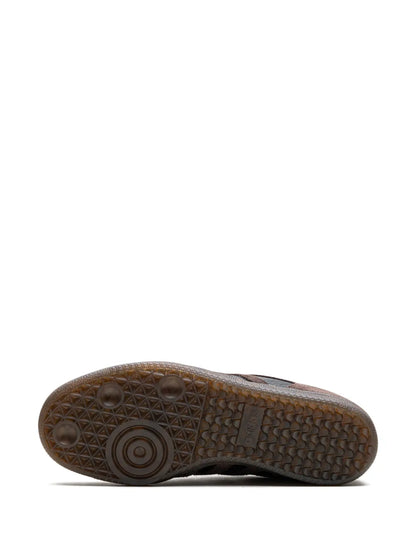adidas X Kader Samba Adv Kader Sylla - Core Black/Brown/Gum Sneakers — Brown/Black — Size US M 5 - US W 6.5 — Top View