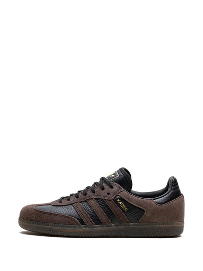 adidas X Kader Samba Adv Kader Sylla - Core Black/Brown/Gum Sneakers — Brown/Black — Size US M 5 - US W 6.5 — Detail View