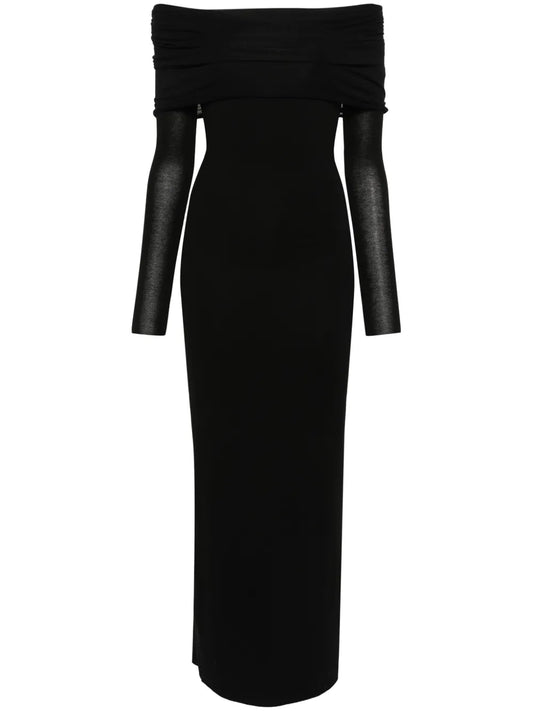 Manuri Amara 26 Maxi Dress — Black — Size XS — Front View