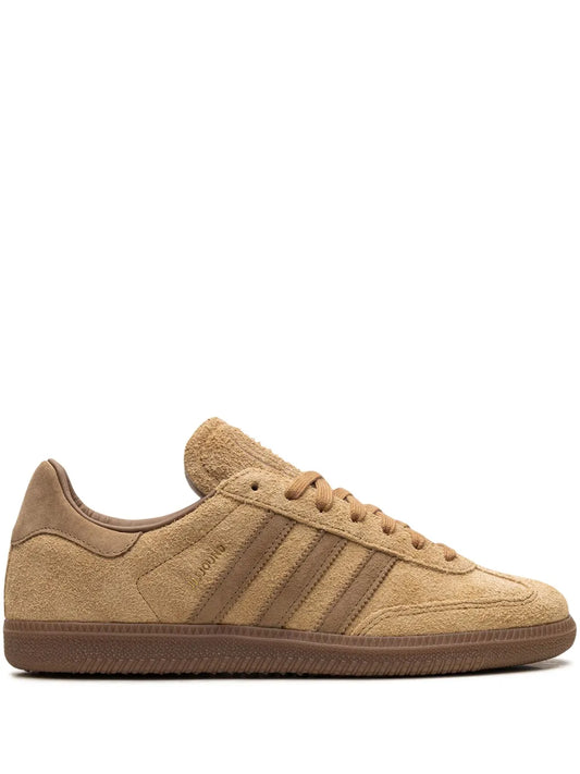 adidas X Jjjjound Samba Og Mesa Sneakers — Light Brown — Size US M 5 - US W 6.5 — Front View