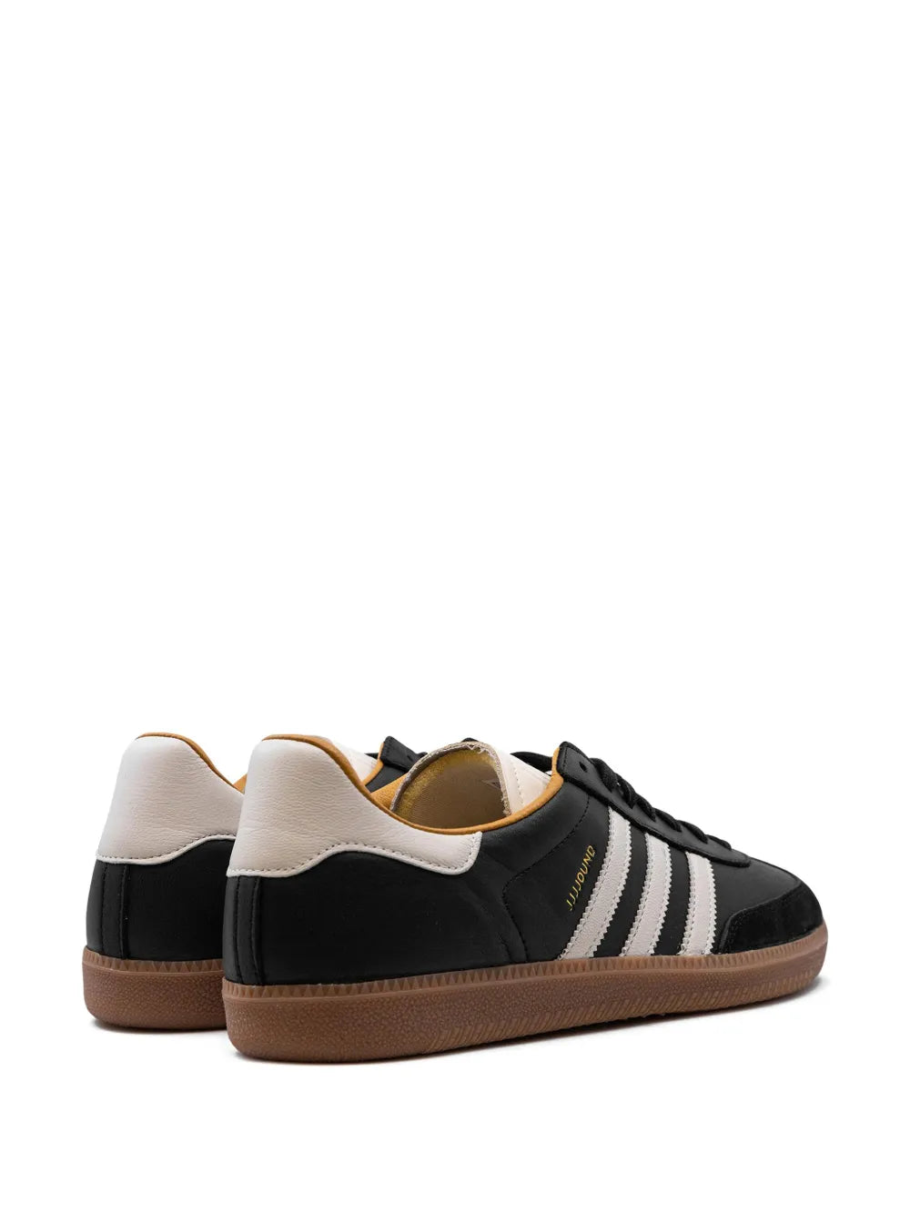 adidas X Jjjjound Samba Og Core Black/Off White-Gum Sneakers — Black — Size US M 5 - US W 6.5 — Back View