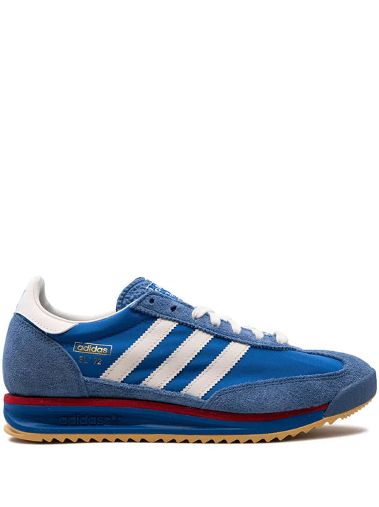 adidas Sl 72 Rs Xld Blue Scarlet Sneakers — Cyan Blue/White — Size US M 9 - US W 10.5 — Front View