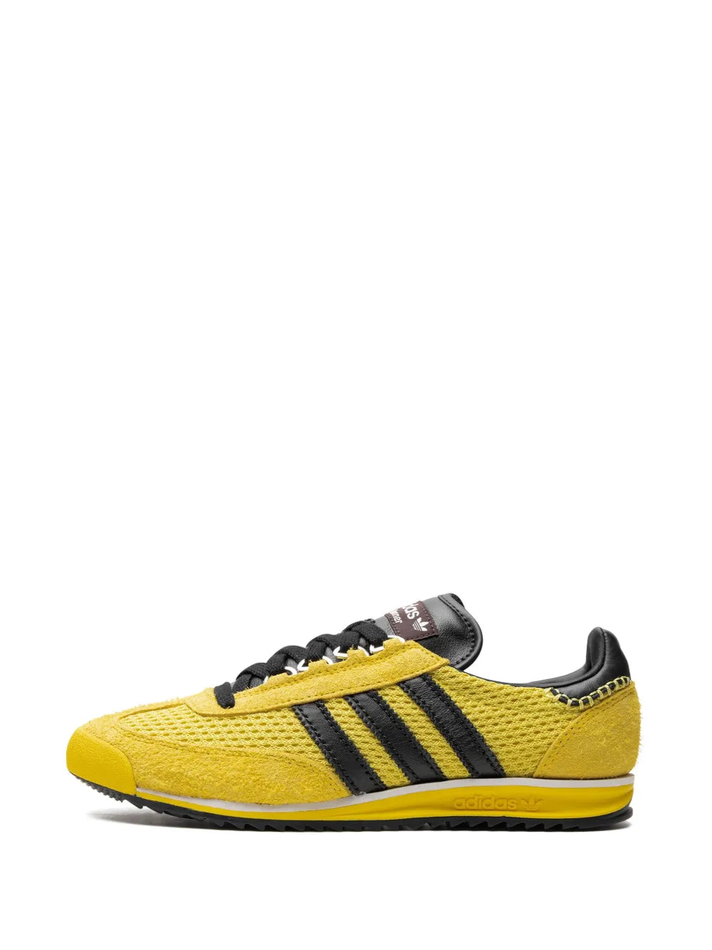 adidas X Wales Bonner Sl 76 Yellow Sneakers — Yellow/Orange/Black — Size US M 6 - US W 7.5 — Detail View