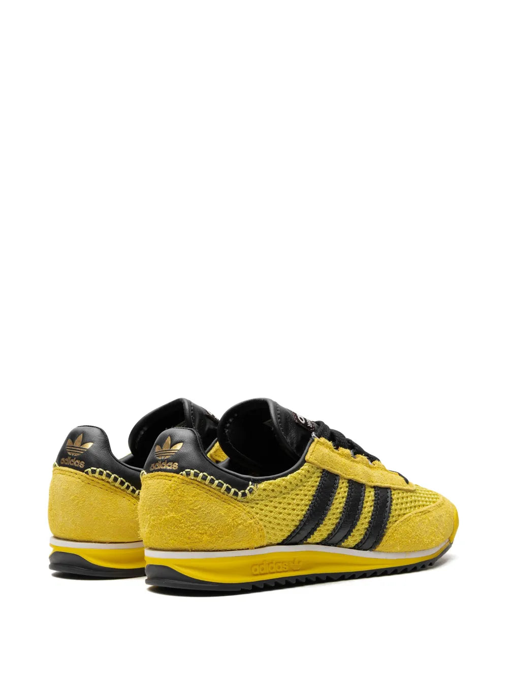 adidas X Wales Bonner Sl 76 Yellow Sneakers — Yellow/Orange/Black — Size US M 6 - US W 7.5 — Back View