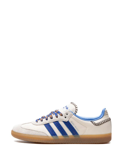 adidas X Wales Bonner Samba Wonder Clay Royal Blue Sneakers — White/Royal Blue — Size US M 6 - US W 7.5 — Back View