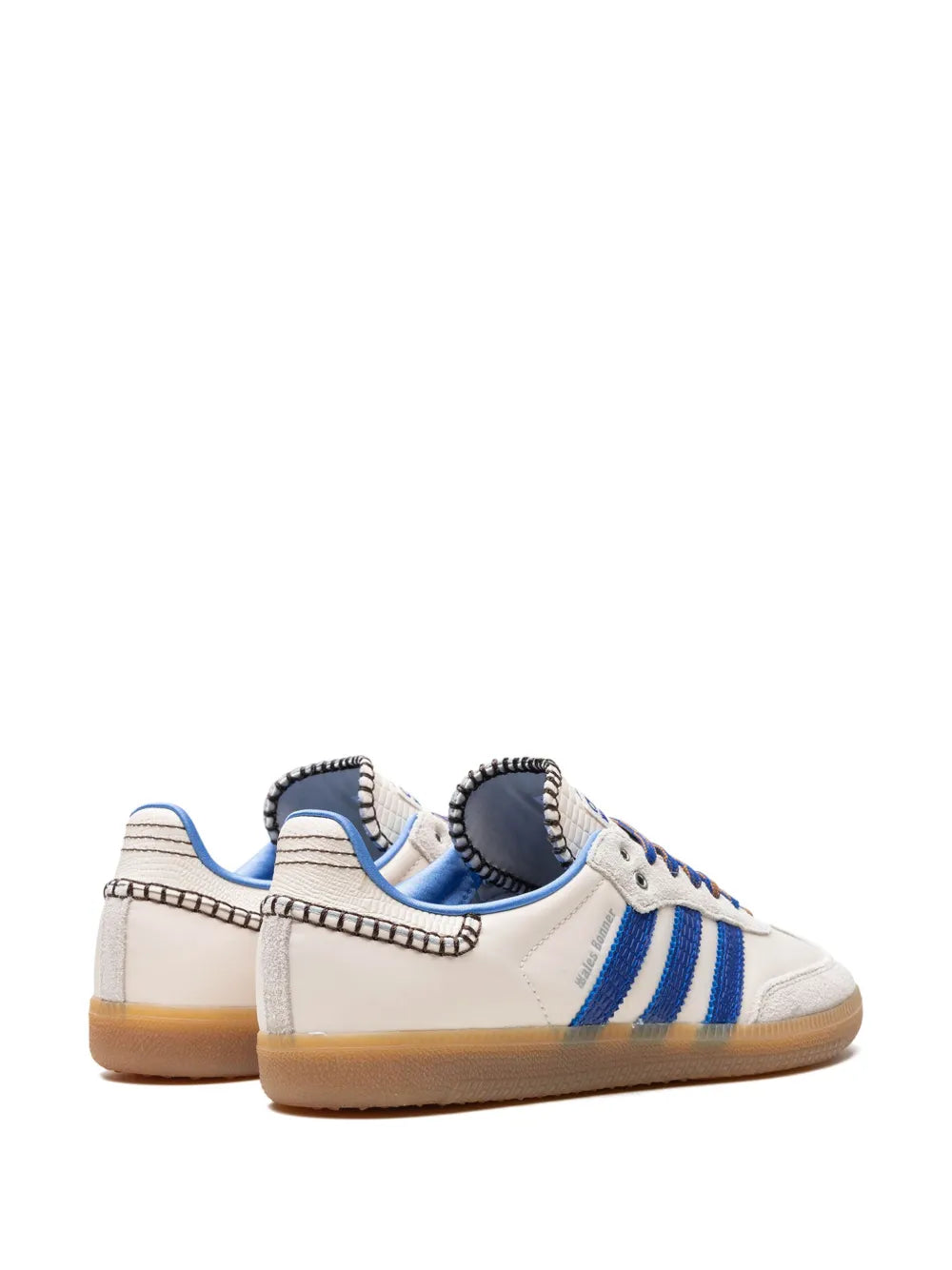 adidas X Wales Bonner Samba Wonder Clay Royal Blue Sneakers — White/Royal Blue — Size US M 6 - US W 7.5 — Top View