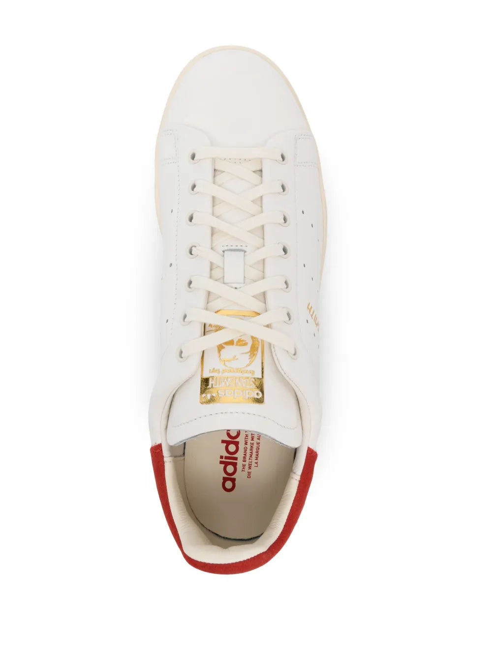 adidas Stan Smith Lux Sneakers — White — Size US M 7 - US W 8.5 — Top View