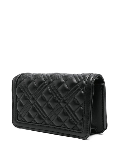 Love Moschino Logo Plaque Shoulder Bag — Same as shown — Size One Size — Back View
