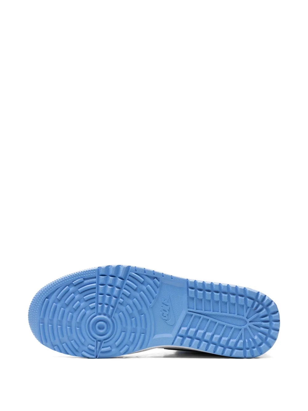 Air Jordan 1 High Golf University Blue Sneakers — Blue/White/Black — Size US M 6.5 - US W 8 — Top View