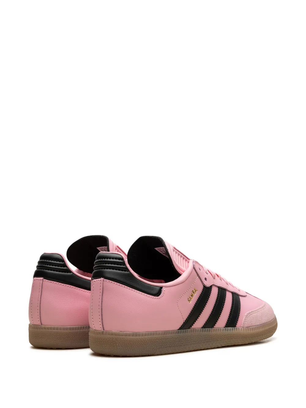 adidas X Inter Miami Cf Samba Messi Pink Sneakers — Pink/Black — Size US M 11.5 - US W 13 — Back View