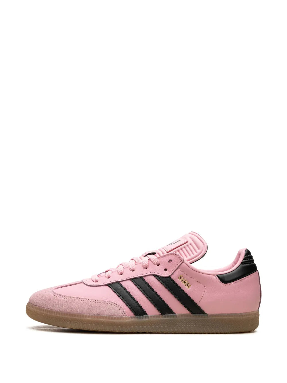 adidas X Inter Miami Cf Samba Messi Pink Sneakers — Pink/Black — Size US M 11.5 - US W 13 — Detail View