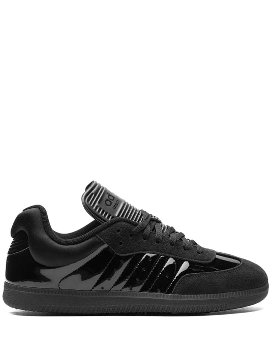 adidas X Dingyun Zhang Samba Leather Sneakers — Black — Size US M 4 - US W 5.5 — Front View
