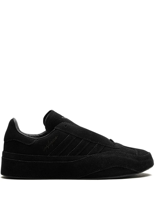 adidas X Yohji Yamamoto Gazelle Low-Top Sneakers — Black — Size US M 7 - US W 8.5 — Front View
