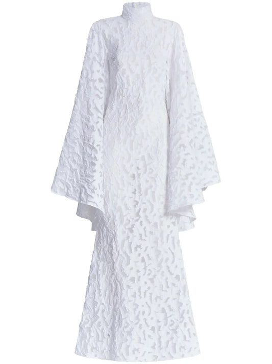 Taller Marmo Mina Mina Mina Maxi Dress — White — Size S — Front View