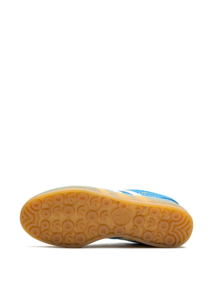 adidas X Bad Bunny Gazelle Indoor San Juan Sneakers — Blue — Size US M 8 - US W 9.5 — Top View