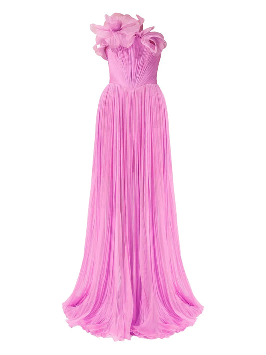 Iris Serban Angel Gown — Pink — Size XS — Front View