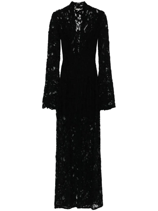 Manuri Sally Lined Dress — Black — Size S — Front View