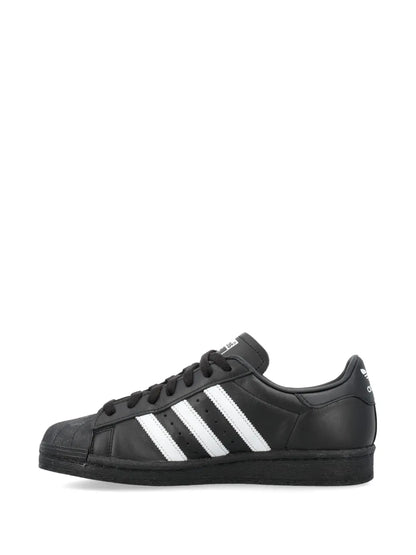 adidas Superstar 82 Sneakers — Black — Size US M 4 - US W 5.5 — Top View