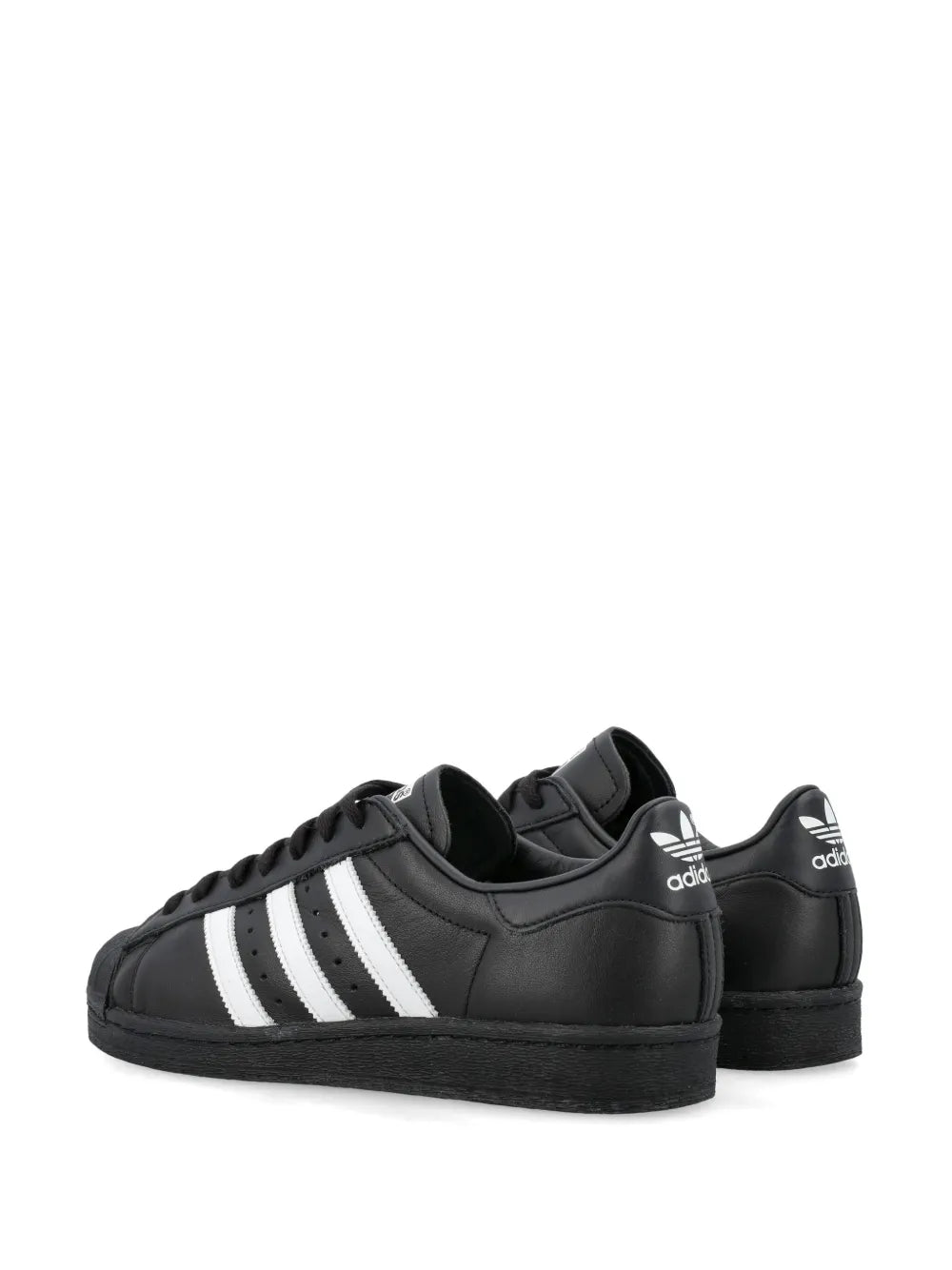 adidas Superstar 82 Sneakers — Black — Size US M 4 - US W 5.5 — Back View