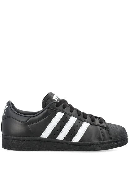 adidas Superstar 82 Sneakers — Black — Size US M 4 - US W 5.5 — Front View