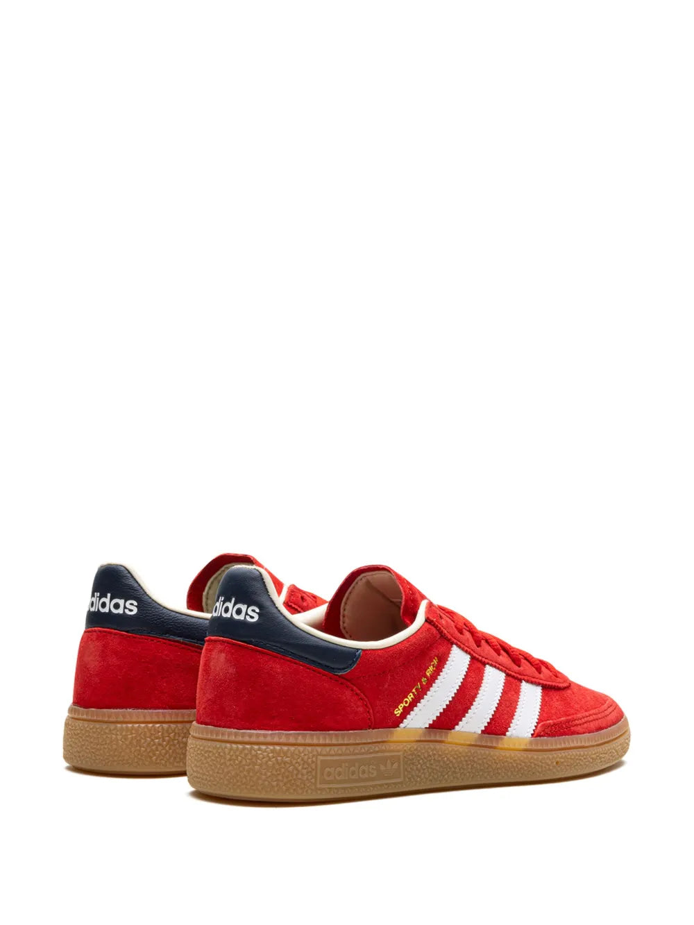 adidas X Sporty & Rich Handball Spezial Usa Sneakers — Red — Size US M 9 - US W 10.5 — Back View