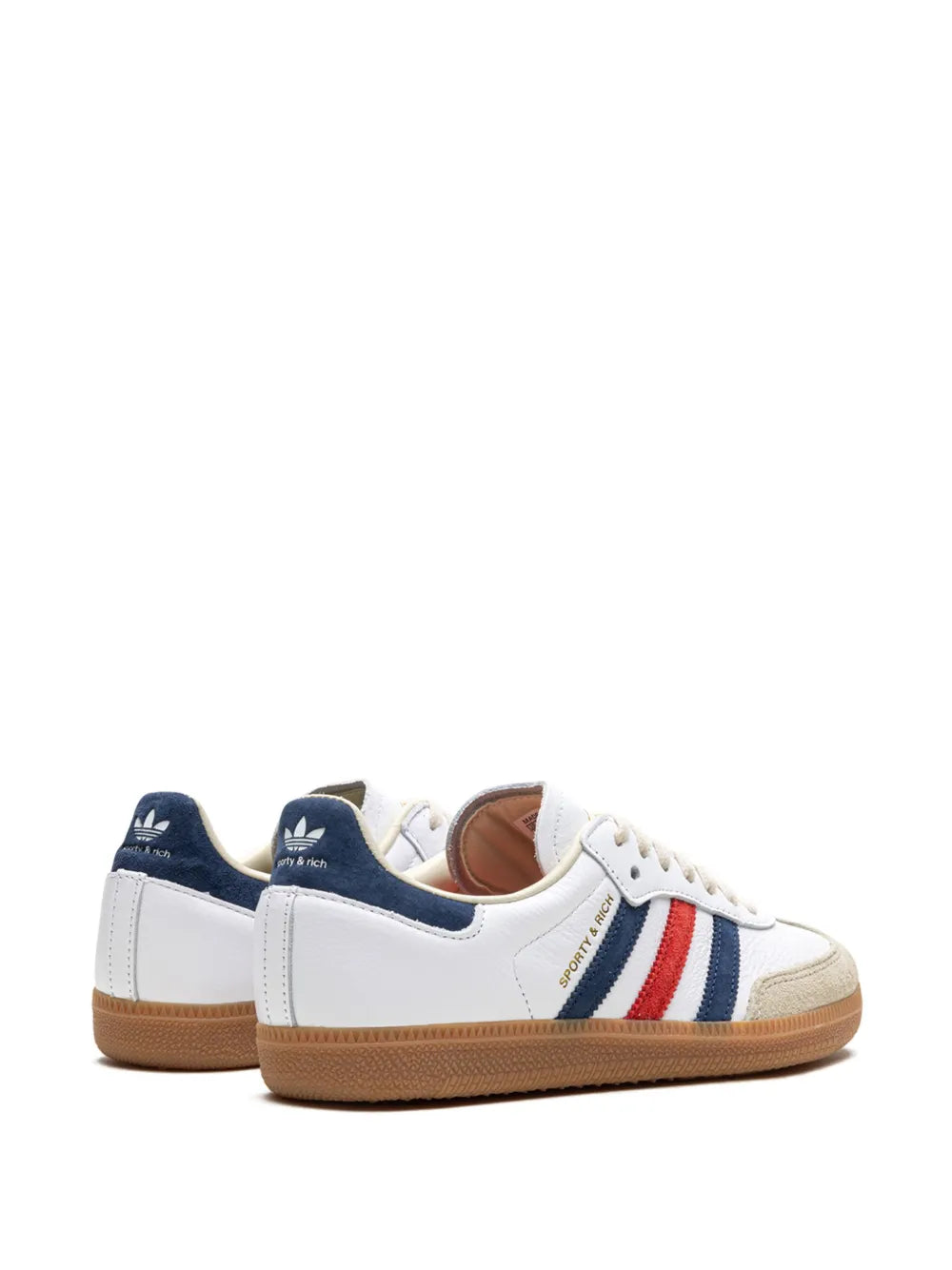 adidas X Sporty & Rich Samba Og Usa Sneakers — White — Size US M 9 - US W 10.5 — Back View