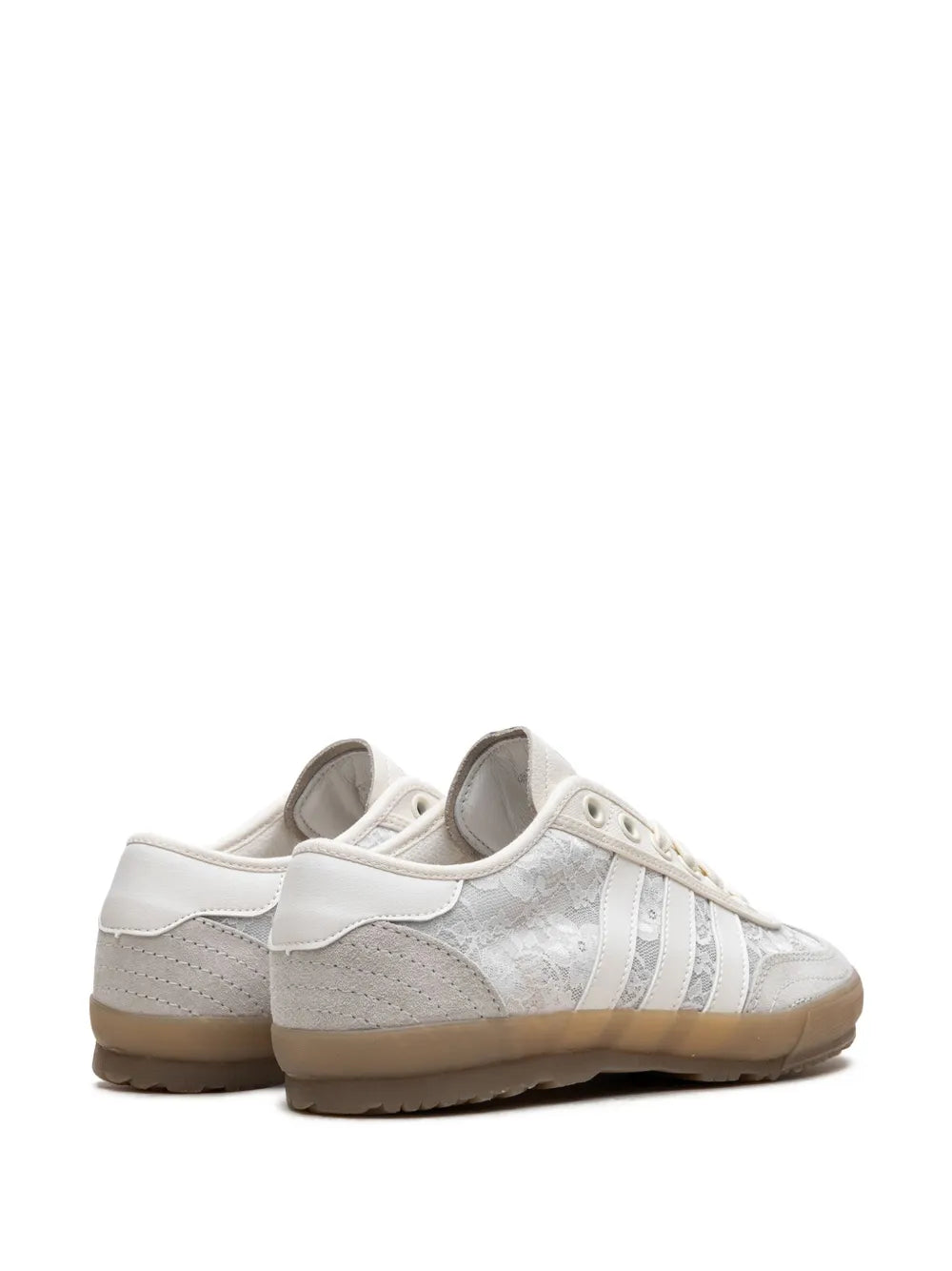 adidas X Naked Tischtennis Sneakers — White — Size US M 6 - US W 7.5 — Back View