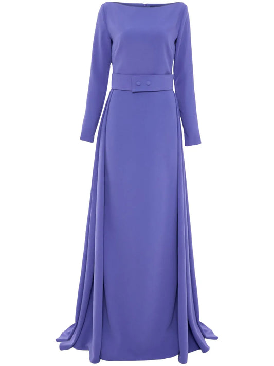 Solace London Shayla Gown — Red/ Purple — Size XS — Front View