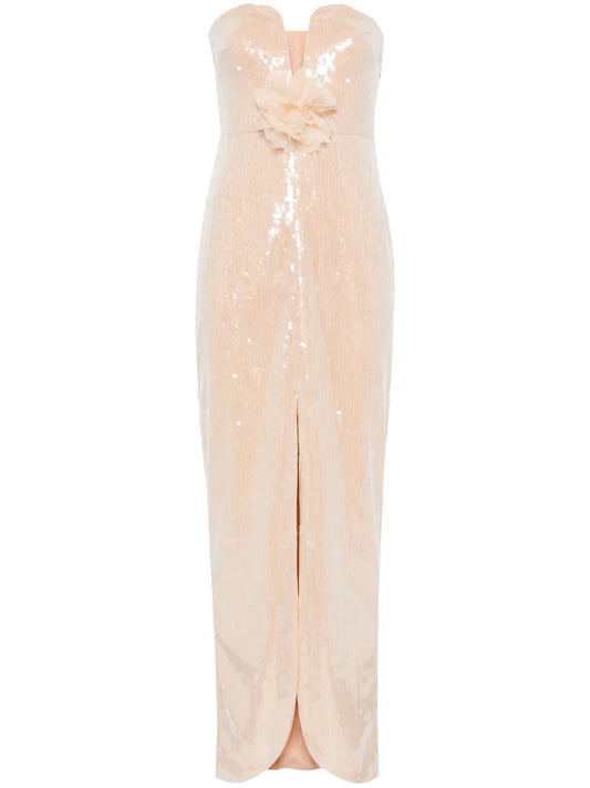 Self Portrait Sequinned Maxi Dress — Same as shown — Size XS — Front View