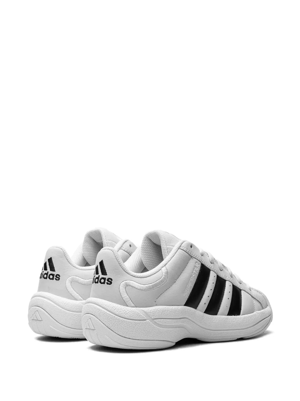 adidas Superstar Mn Sneakers — White — Size US M 10.5 - US W 12 — Back View