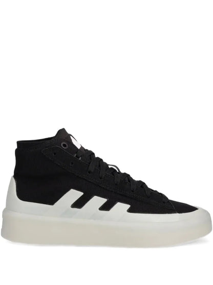 adidas Znsored Hi Sneakers — Black — Size US M 3.5 - US W 5 — Front View
