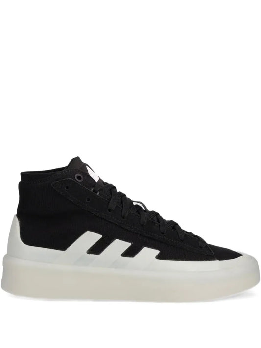 adidas Znsored Hi Sneakers — Black — Size US M 3.5 - US W 5 — Front View
